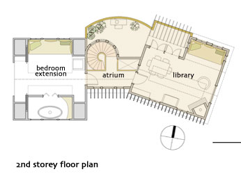 2nd storey floor plan